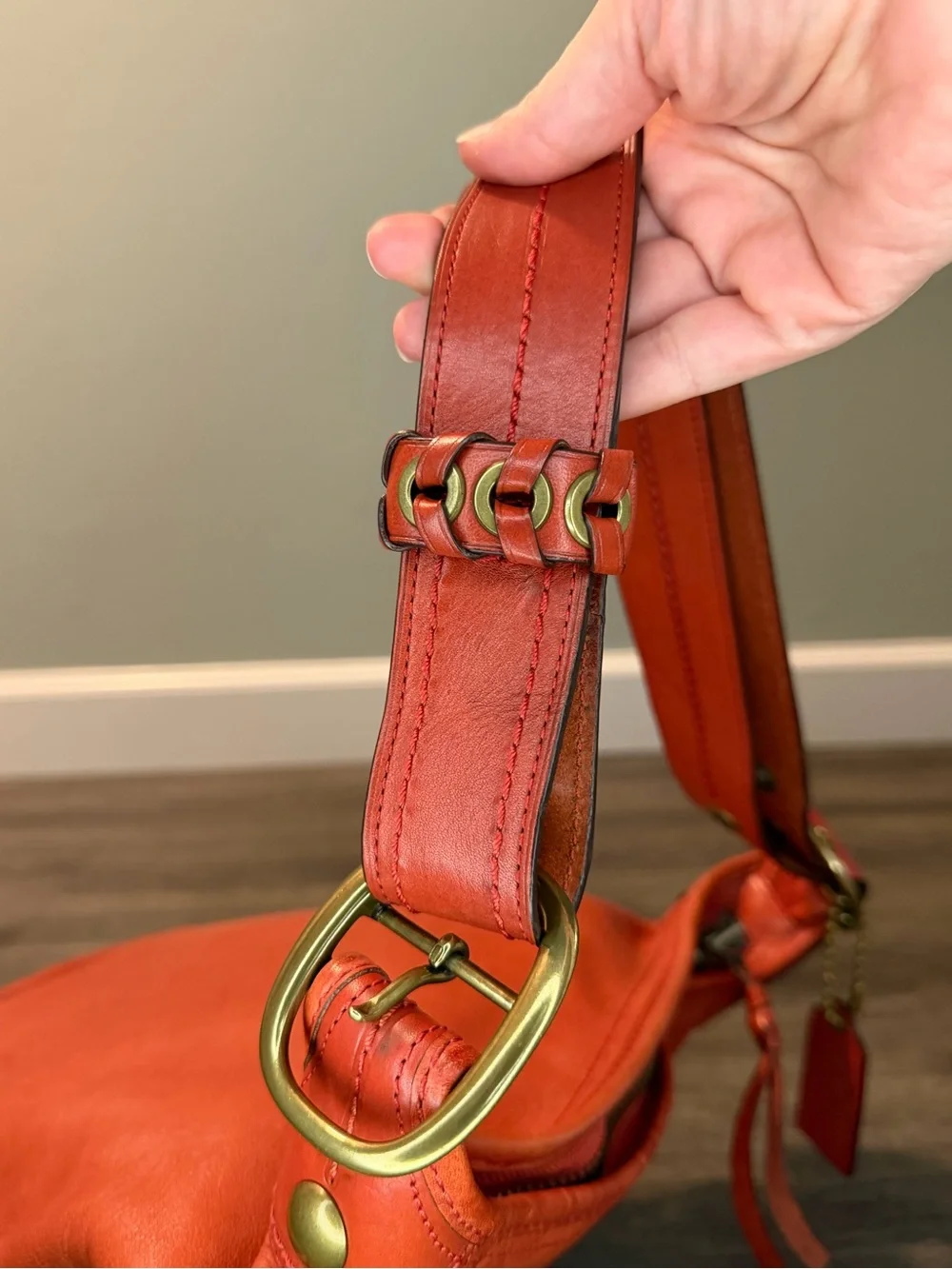 Coach Bleecker Duffle with Tattersall Interior - Picture 7 of 15